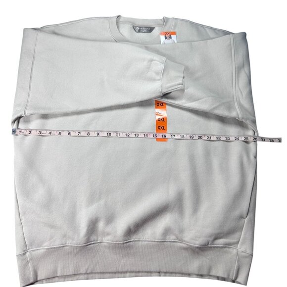 Tuff Athletics Crewneck Sweatshirt Women Size XXL Polyester Cotton Beige - Picture 5 of 9